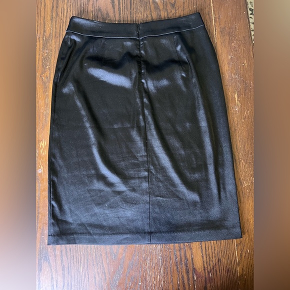 EUC Connected Apparel Black Pencil Skirt Sz 8 - Picture 3 of 3